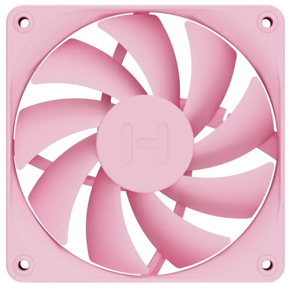 HYTE ventilátor 120mm PWM / barva Strawberry Milk / 1500rpm / 72CFM / ABS / 4-pin / sada 4x ventilátor