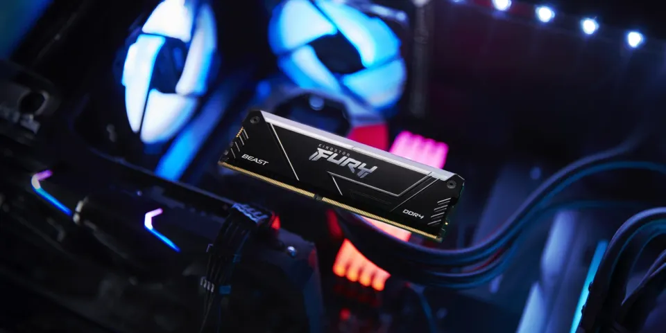 KINGSTON 32GB 3200MT/s DDR4 CL16 DIMM (Kit of 2) FURY Beast RGB