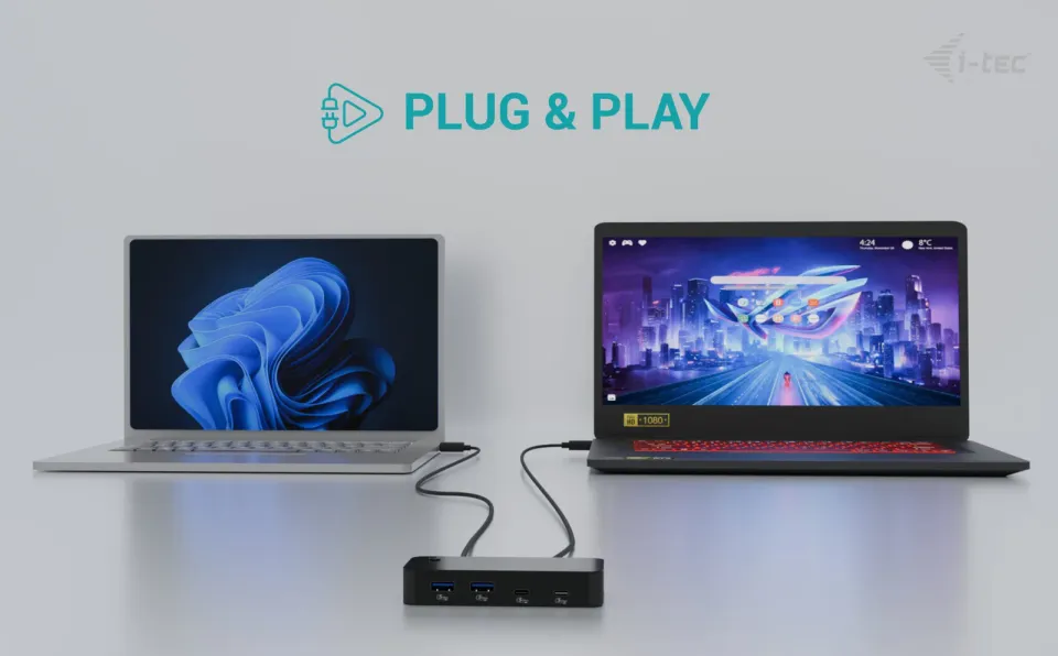 i-tec Universal KVM HUB 2x USB-C + 2x USB-A 3.0 Port