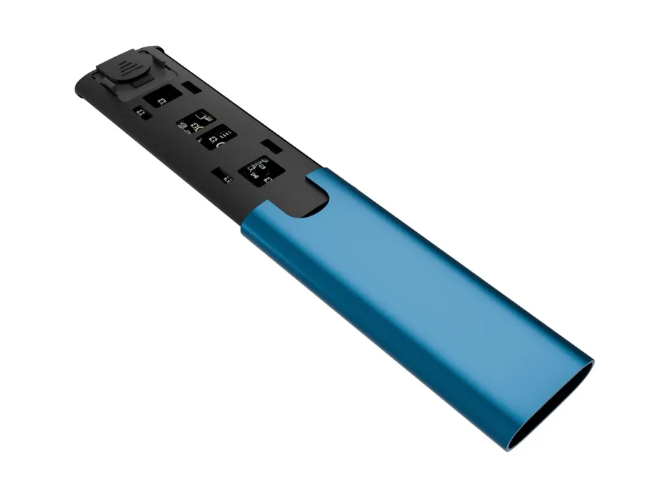 Externí box pro SSD Natec RHINO M.2 NVME LITE USB-C 3.2 GEN 2, hliníkové tělo, HORIZON BLUE