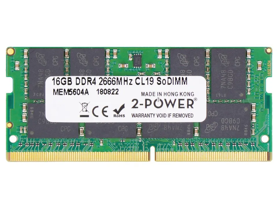 2-Power 16GB PC4-21300S 2666MHz DDR4 CL19 Non-ECC SoDIMM 2Rx8