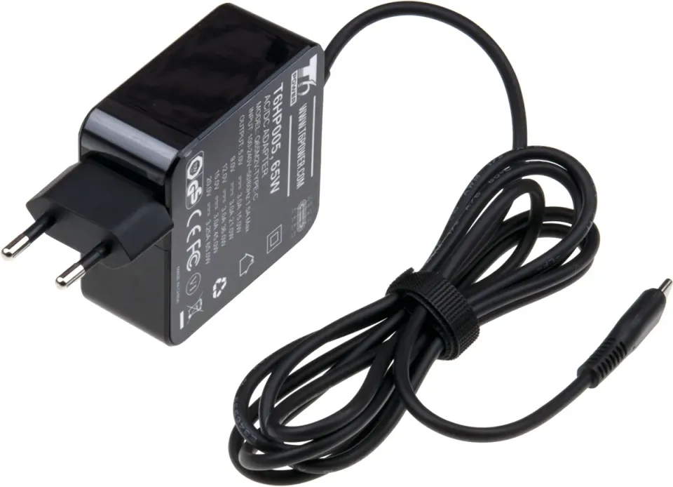 T6 Power univerzální adaptér k notebooku, 65W, USB-C