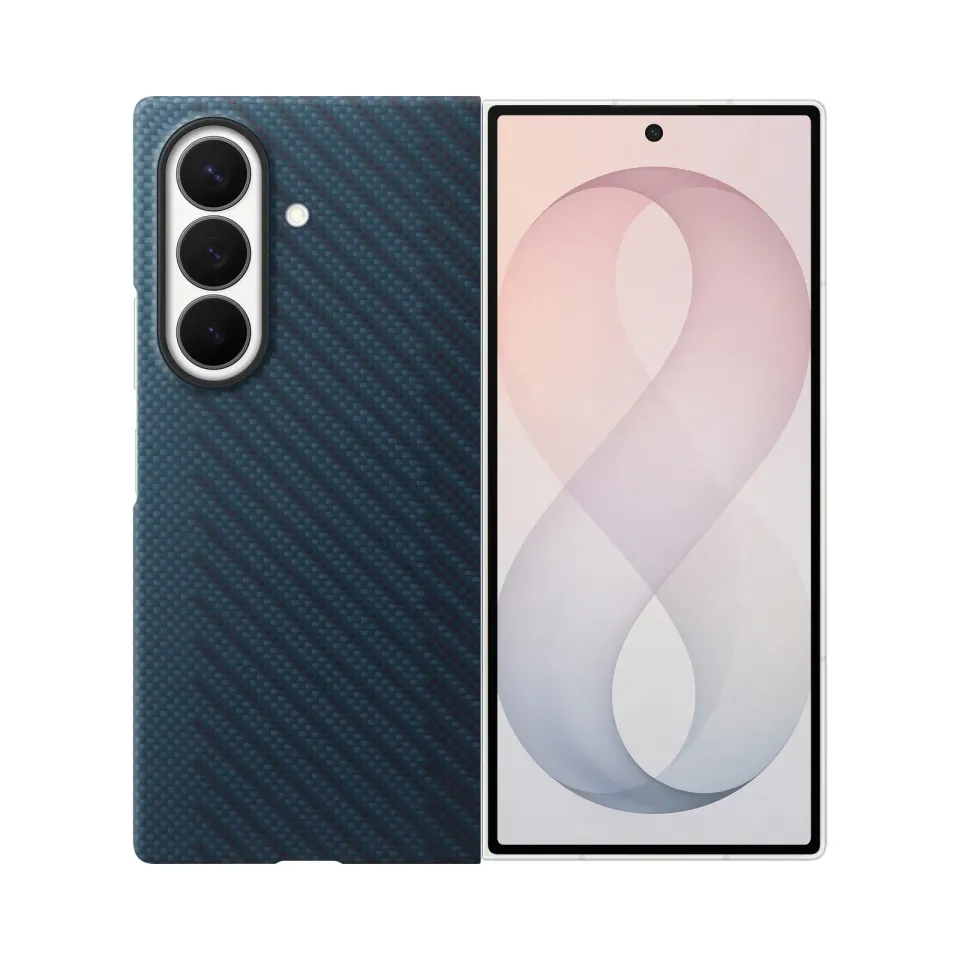 Samsung Karbonový kryt s magnetem pro Galaxy Z Fold8 Ultra, Blue