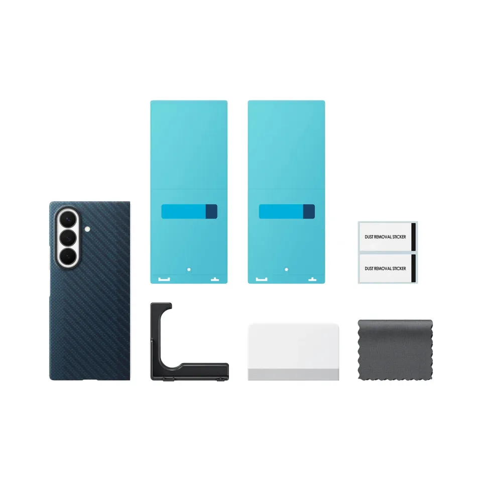 Samsung Karbonový kryt s magnetem pro Galaxy Z Fold8 Ultra, Blue