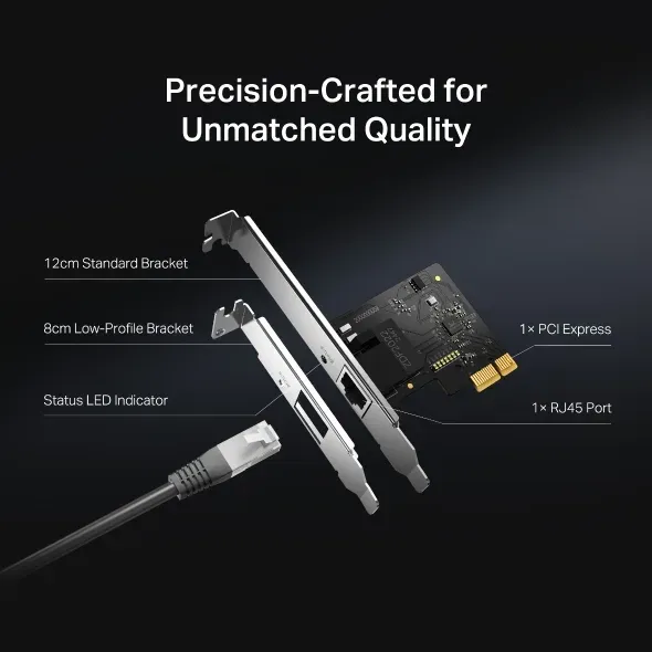 MERCUSYS MA210E 2.5 gigabitové PCle síťový adaptér