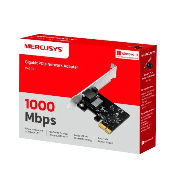 MERCUSYS MA210E 2.5 gigabitové PCle síťový adaptér