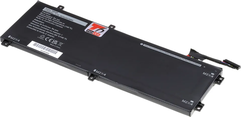 Baterie T6 Power pro Dell Precision 15 5520, 5530, XPS 15 9560, 9570, 4910mAh, 56Wh, 3cell, Li-pol