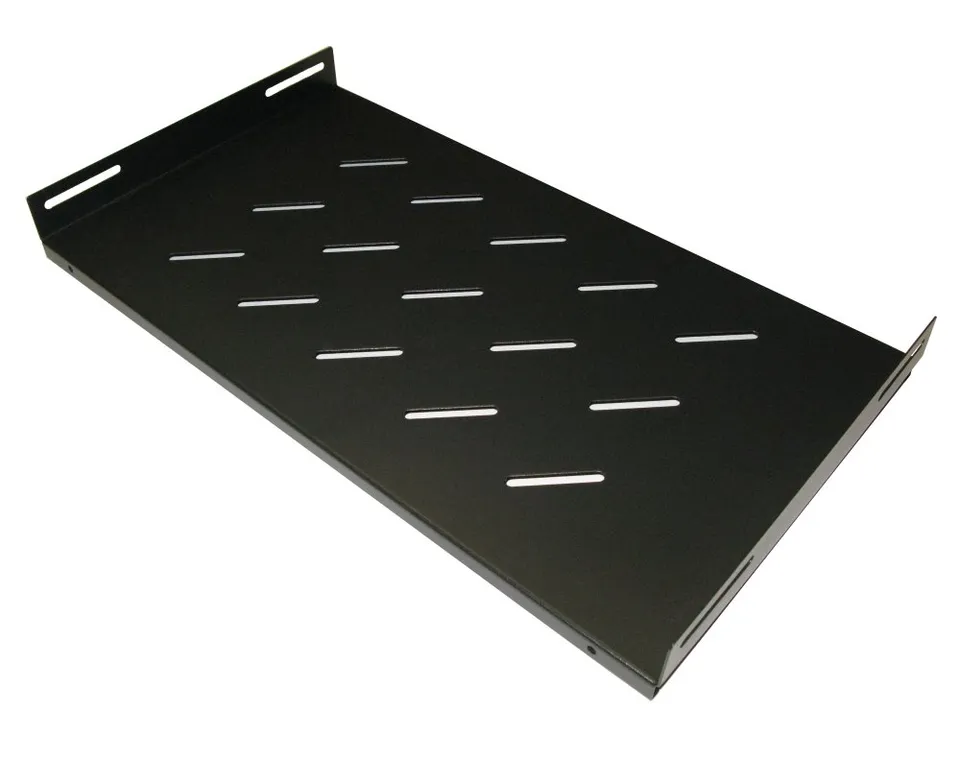 XtendLan Police 270mm pro nástěnné rozvaděče WS s hloubkou 450mm, 45kg nosnost, 4 body uchycení, černá
