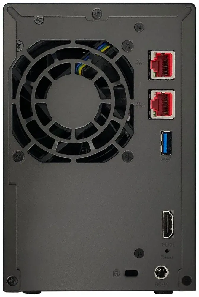 Asustor NAS AS6702T / 2x 2,5"/3,5" SATA III/ Celeron N5105 2.0 GHz/ 4GB/ 2x 2.5GbE/ 4x M.2/ 2x USB 3.2/ HDMI+IR