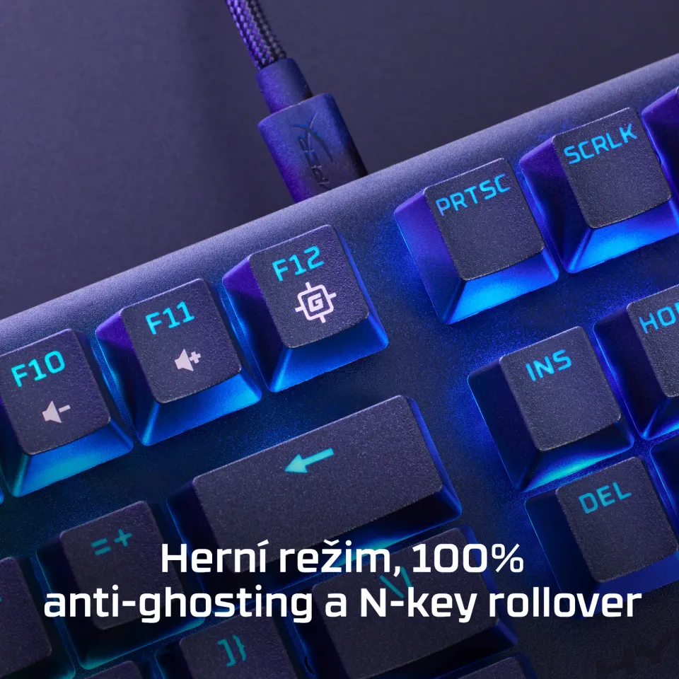 HyperX Alloy Origins Core PBT HX Blue Gaming Keyboard-US - Klávesnice