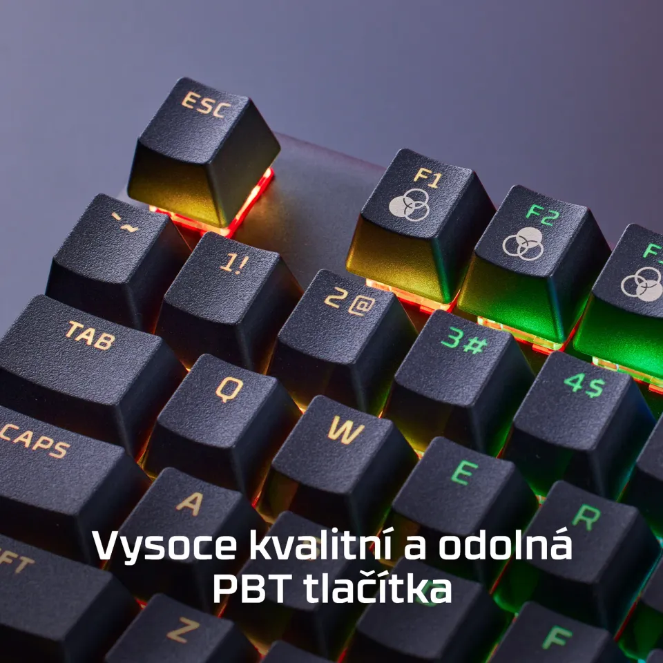 HyperX Alloy Origins Core PBT HX Blue Gaming Keyboard-US - Klávesnice