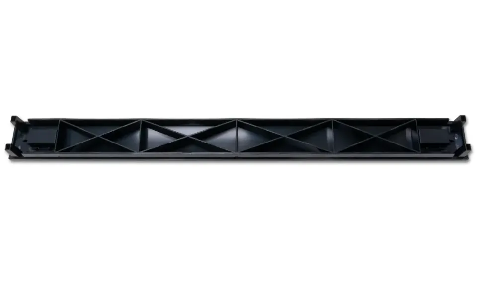 XtendLan 1U záslepka 19", černá, zaklapávací, plast