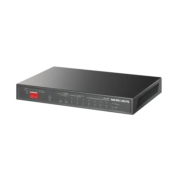 Mercusys MS110GMP 10portový gigabitový stolní switch s 8 porty PoE+