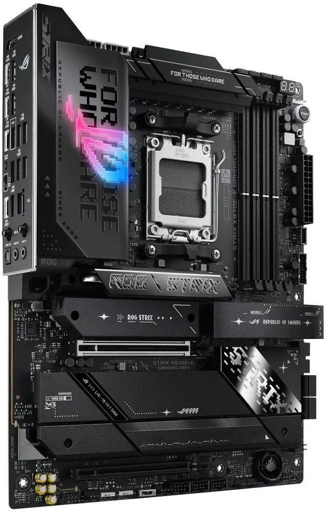 OPRAVENÉ - ASUS ROG STRIX X870E-E GAMING WIFI / X870E / AM5 / 4x DDR5 / HDMI / M.2 / USB4 / WIFI / ATX