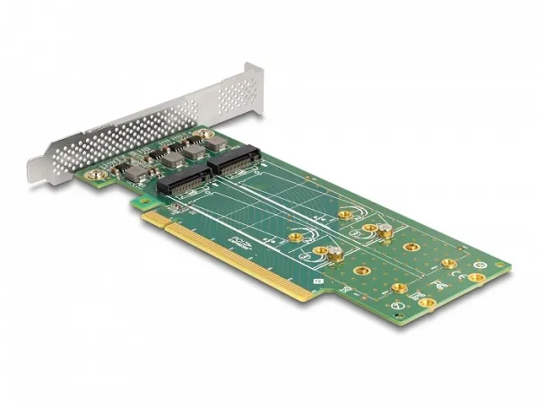 Delock Karta PCI Express 4.0 x16 na 4 x interní M.2 Key M 110 mm NVMe - rozvětve