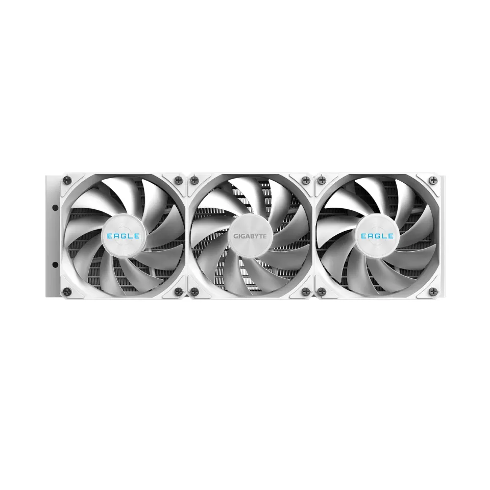 GIGABYTE Vodní chladič EAGLE ICE 360, 3x120mm, ARGB, LGA1851, AM5, bílá