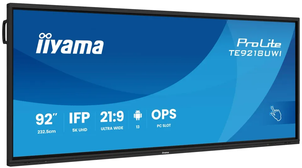 92" iiyama TE9218UWI-B1AG:VA,UW5K,Android,USB-C