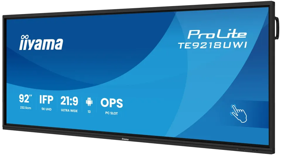 92" iiyama TE9218UWI-B1AG:VA,UW5K,Android,USB-C