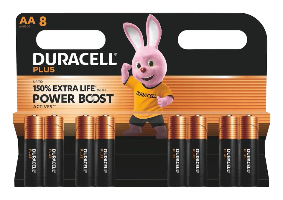 Duracell MN1500B8 Duracell Plus AA 8 Pack