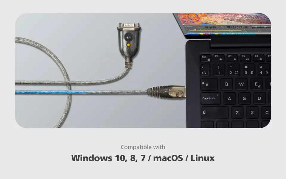 ATEN USB to RS-232 Adapter (35cm)