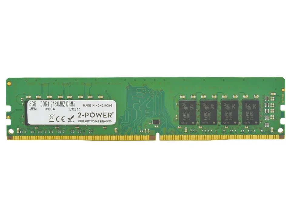 2-Power 8GB PC4-17000U 2133MHz DDR4 CL15 Non-ECC DIMM 2Rx8 ( DOŽIVOTNÍ ZÁRUKA )