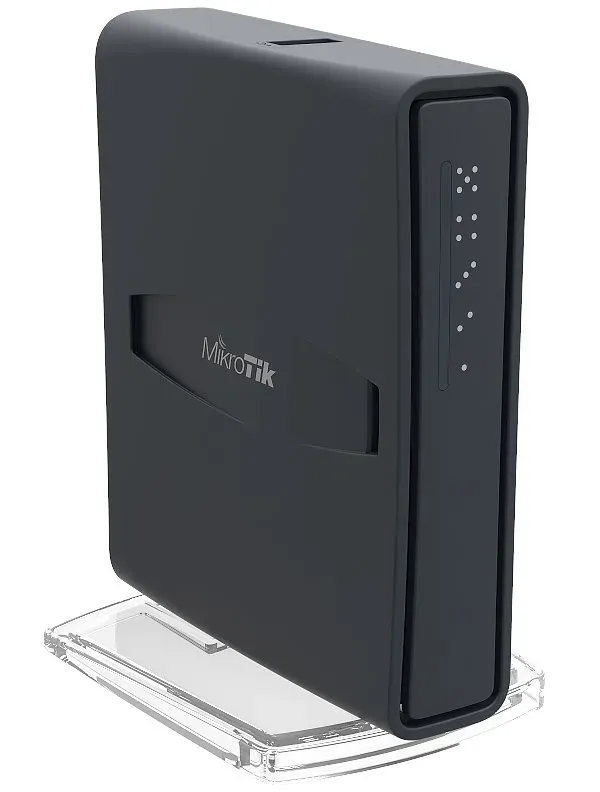 MikroTik RouterBOARD RB952Ui-5ac2nD-TC, hAP ac lite tower, 5x LAN, 2.4+5Ghz, 802.11a/b/g/n/ac, USB, 1x PoE out