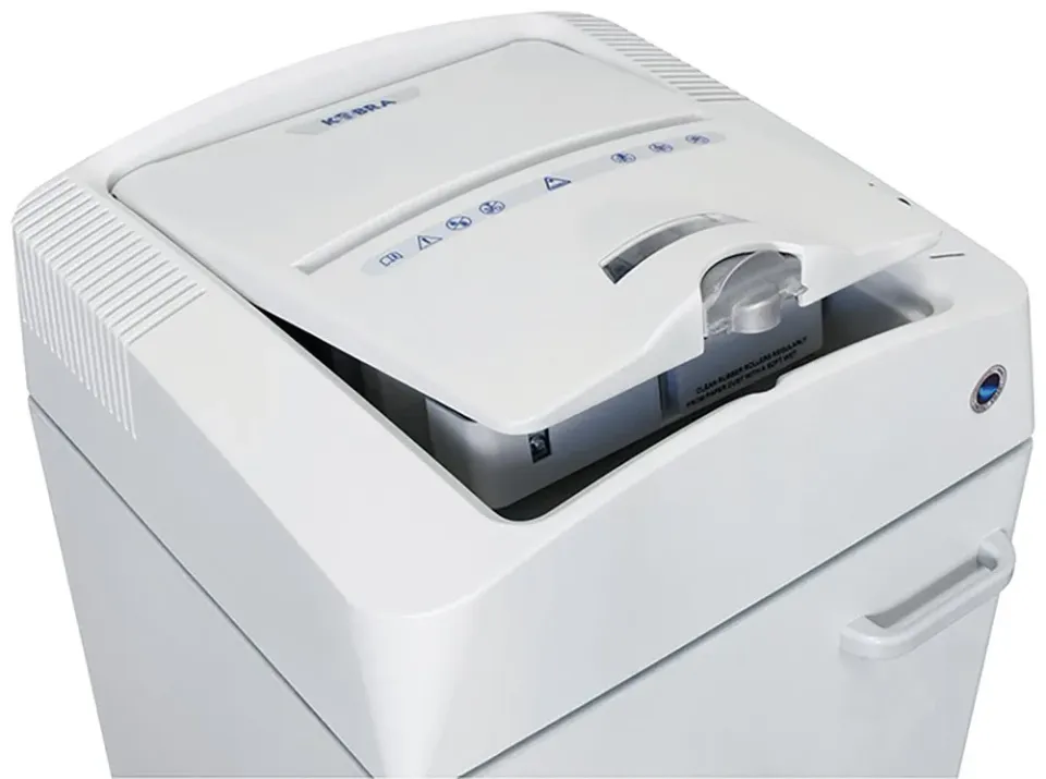 KOBRA skartovač AF+1 40 L/ příčný řez 3,5 x 40 mm/ A4/ kapacita 350 listů/ objem koše 40l/ stupeň utajení P4/ šedý