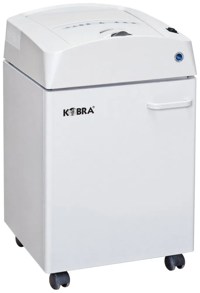 KOBRA skartovač AF+1 40 L/ příčný řez 3,5 x 40 mm/ A4/ kapacita 350 listů/ objem koše 40l/ stupeň utajení P4/ šedý