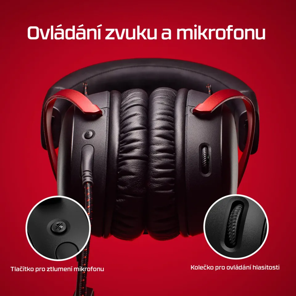 HyperX Cloud III BLK GAM HEADSET - Sluchátka k PC