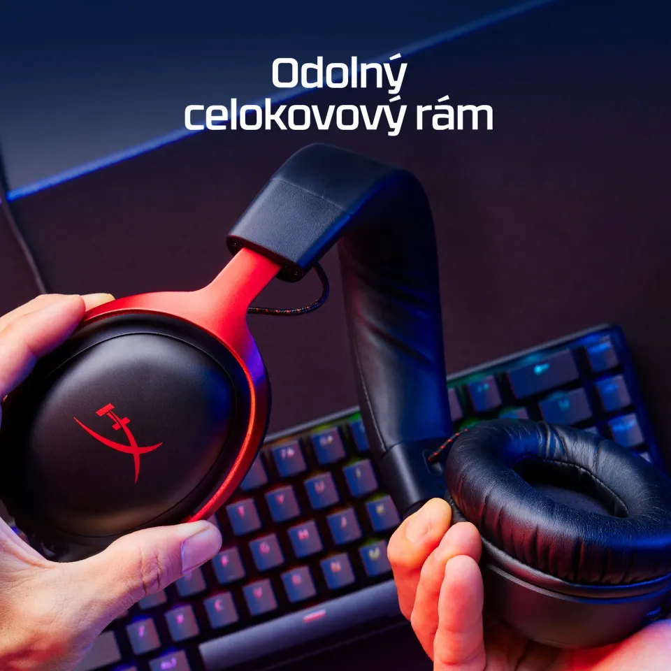HyperX Cloud III BLK GAM HEADSET - Sluchátka k PC