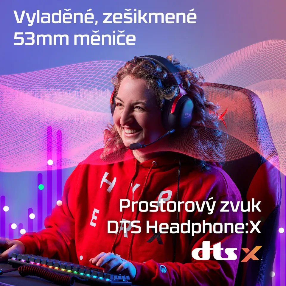 HyperX Cloud III BLK GAM HEADSET - Sluchátka k PC