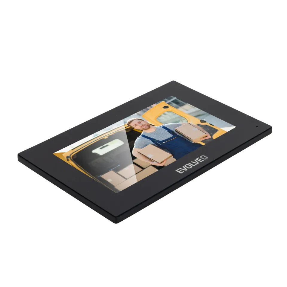 EVOLVEO DoorPhone AP1-2 drátový videotelefon s aplikací černý