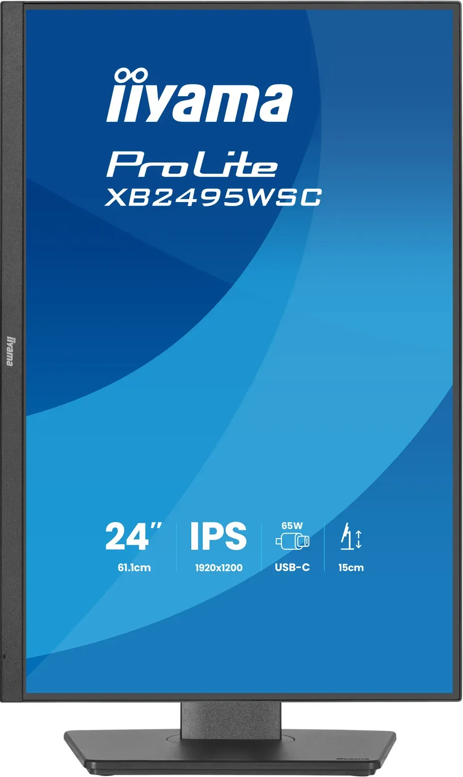 24" iiyama XB2495WSC-B1:IPS,WXGA,USB-C,HAS