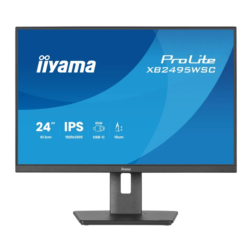 24" iiyama XB2495WSC-B1:IPS,WXGA,USB-C,HAS