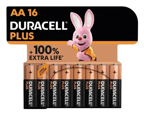 Duracell MN1500B8 Duracell Plus AA 16 Pack