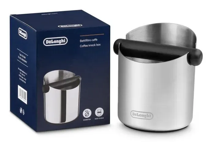 Delonghi DLSC084, odklepávač na kávu, nerezová ocel, protiskluzová gumová základna, vyjímatelná tyč