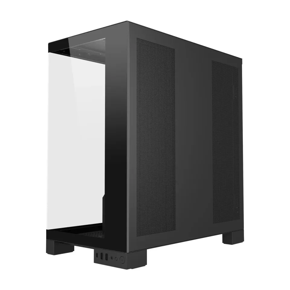 FSP M540-BA/Midi Tower/Transpar./Černá
