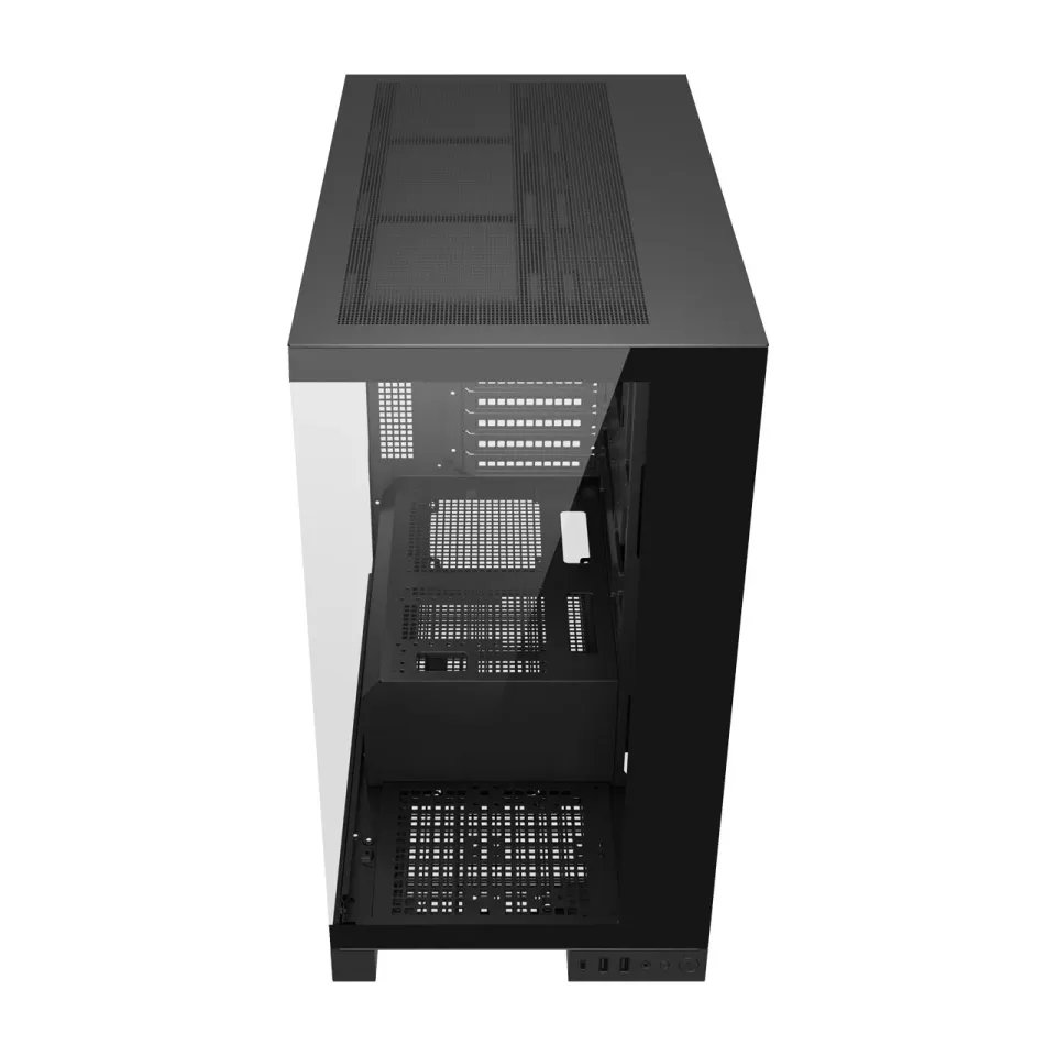 FSP M540-BA/Midi Tower/Transpar./Černá