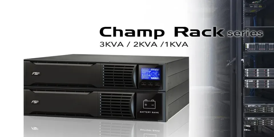 FSP UPS CHAMP 3K rack/tower, 2U, IEC, 3000 VA/2700 W, online