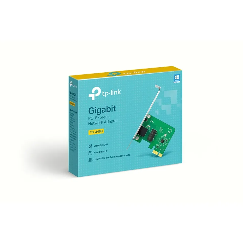 TP-LINK TG-3468 sitovka 10/100/1000 PCIe Realtek RTL8168B interní karta