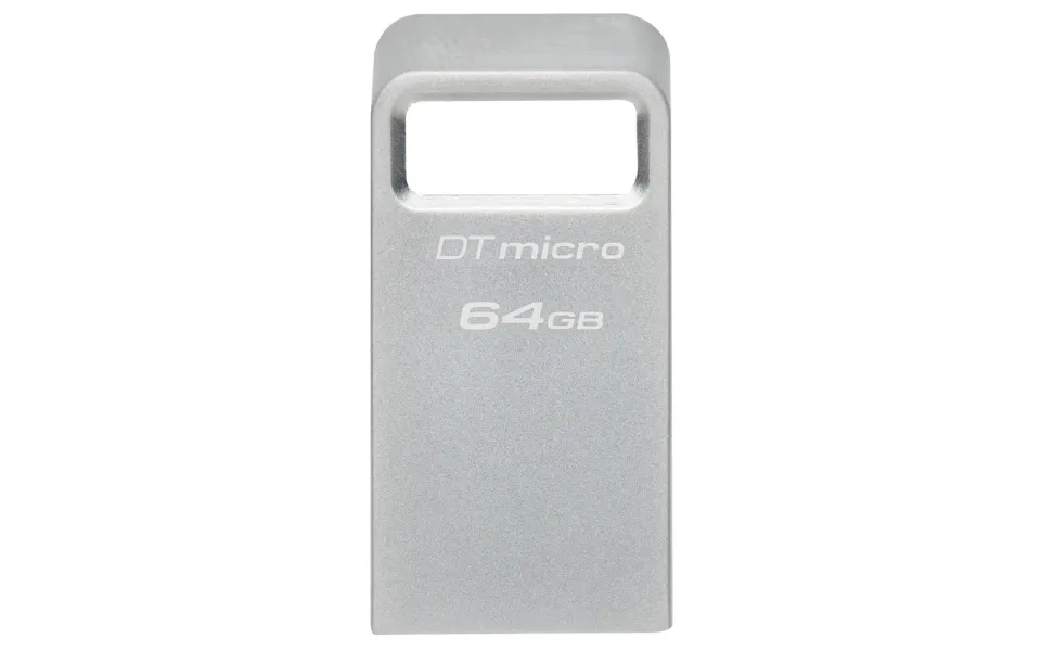 KINGSTON DataTraveler Micro 64GB kovový USB3.2 flash drive (stříbrný)
