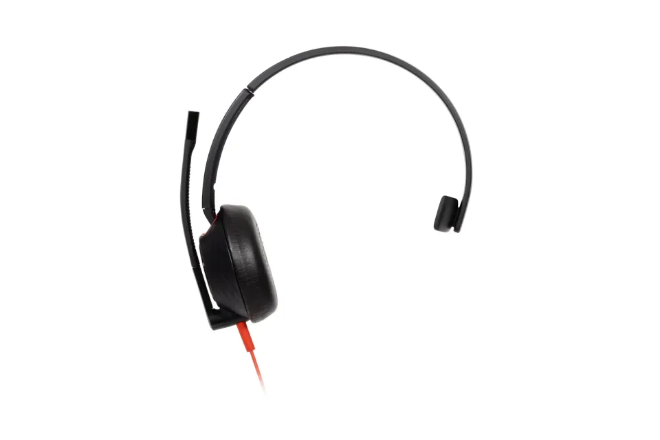 Poly Blackwire 5210 náhlavní souprava, 3.5 mm jack + USB-C/A adaptér, mono