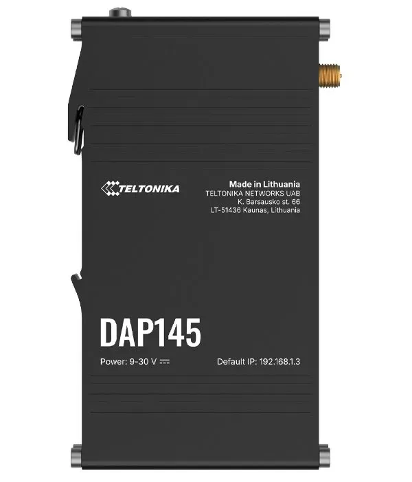 Teltonika DAP145 průmyslový bezdrátový Access point, WiFi 4, Mesh (802.11s), serial RS485, 2x LAN 10/100Mbps