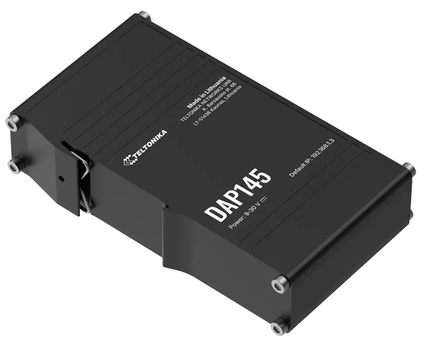 Teltonika DAP145 průmyslový bezdrátový Access point, WiFi 4, Mesh (802.11s), serial RS485, 2x LAN 10/100Mbps
