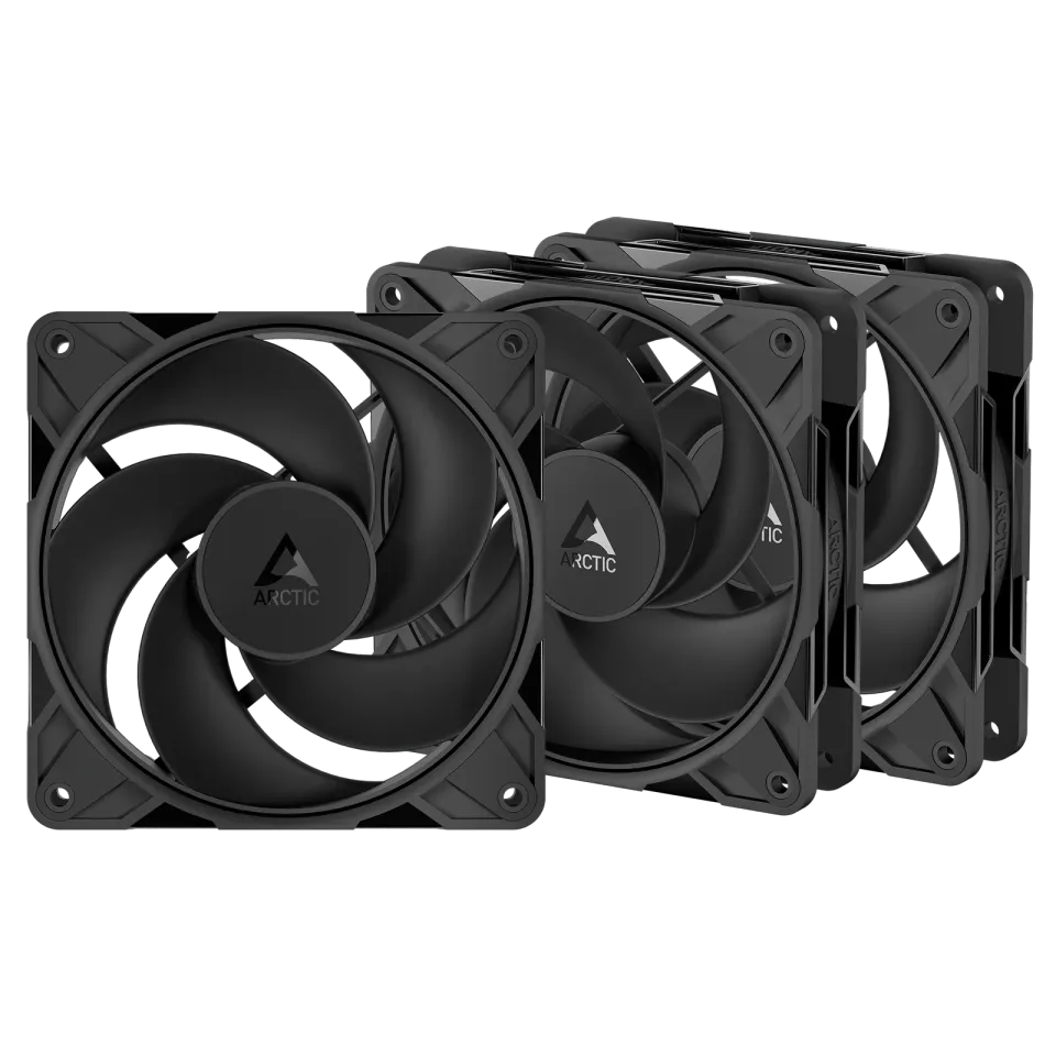ARCTIC P12 Pro Reverse Value pack (3 ks) ventilátor - 120mm, black