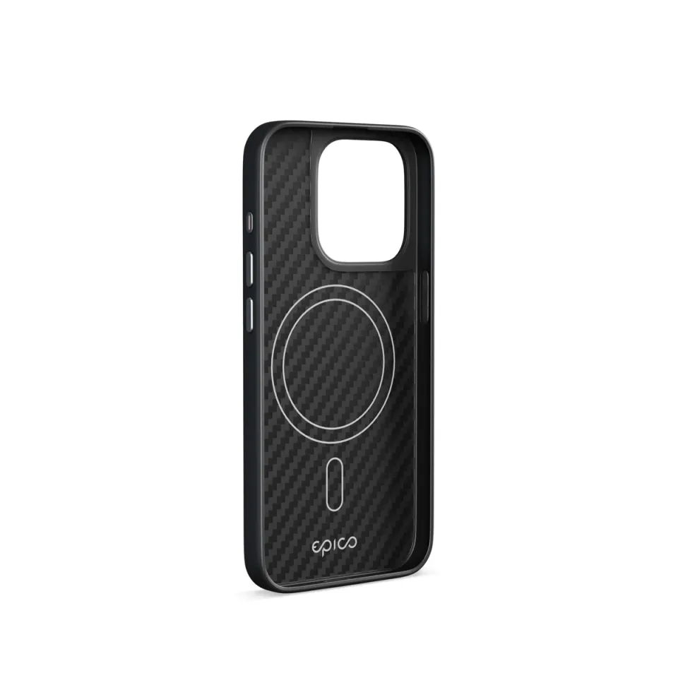 Epico Mag+ Hybrid Carbon kryt iPhone 15 Pro Max