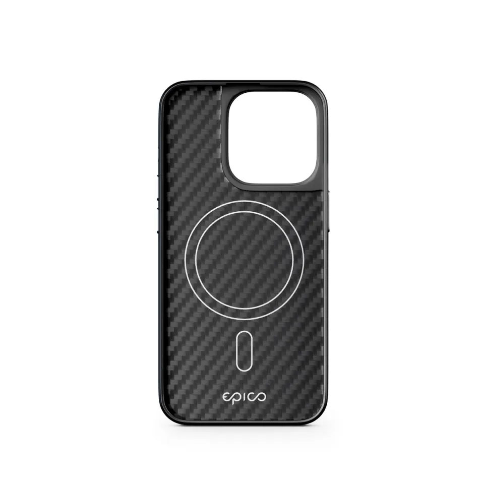 Epico Mag+ Hybrid Carbon kryt iPhone 15 Pro Max