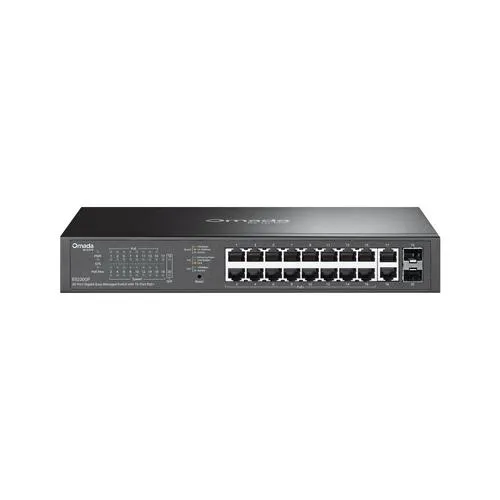 TP-LINK ES220GP Omada 20-Port Gigabit Easy Managed Switch s 16-Porty PoE+