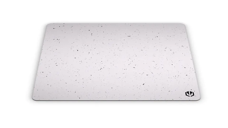 Endorfy Stoneflow White L, Podložka pod myš, herní, 450×400×3mm, voděodolná, obš