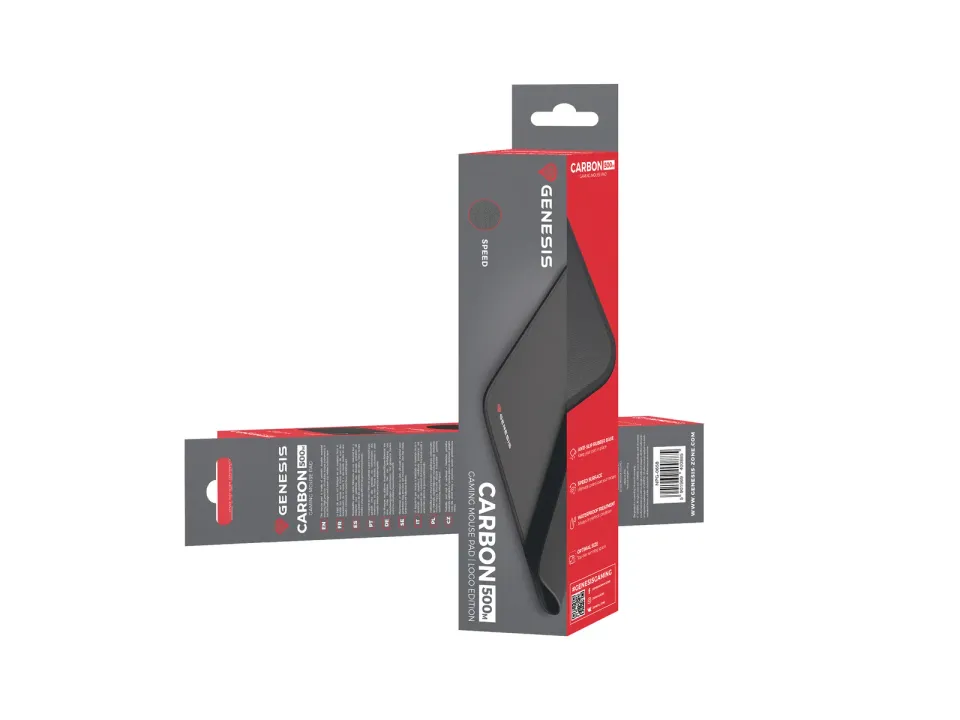 Herní podložka pod myš Genesis Carbon 500 M Logo (M12 LOGO), 30x25cm